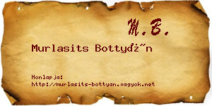 Murlasits Bottyán névjegykártya